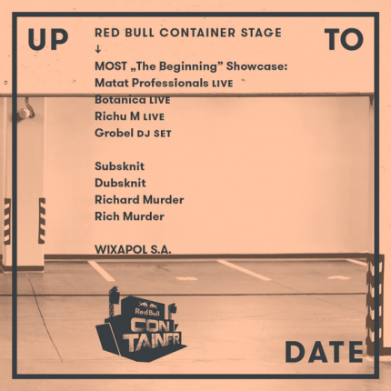 Red Bull Container Stage na Up To Date Festival!