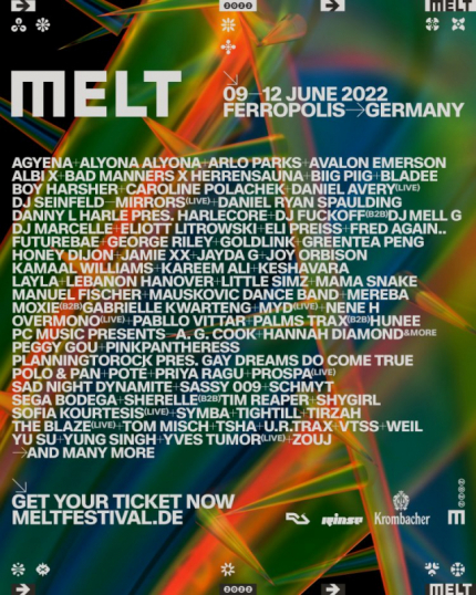 Melt Festival 2022: Pierwsze ogłoszenie artystów i start sprzedaży biletów.