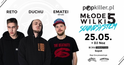 Popkiller Młode Wilki 5 Soundsystem już dziś w Sopocie!