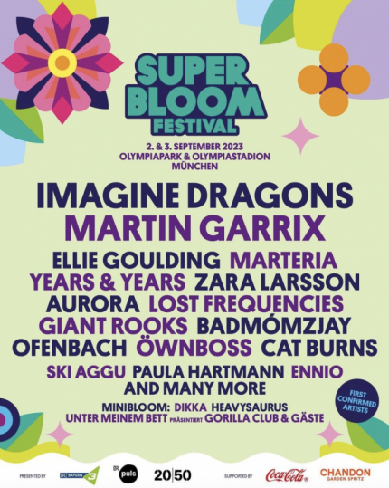 Superbloom Festival Monachium 2023 - znamy pierwszych wykonawców!