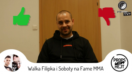 Śliwa - Props czy Hejt? / Filipek vs Sobota na Fame MMA, Moder w Brighton, #hot16challenge2