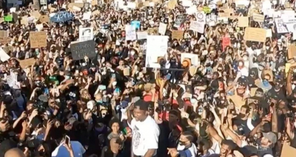 YG zebrał 50 000 ludzi na pokojowy protest w Los Angeles!